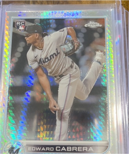 2022 Topps Chrome #64 Edward Cabrera — front
