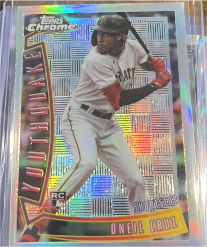 2022 Topps Chrome Sonic Youthquake #YQ-8 Oneil Cruz — front