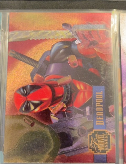 1995 Fleer Flair Marvel Annual Power Blast #17 Deadpool — front