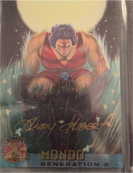 1995 Fleer Ultra X-Men Chromium Gold Signature #34 Mondo — front