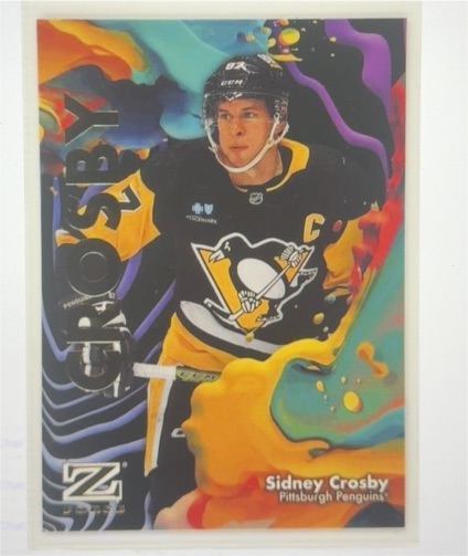 2024-25 Skybox Metal Universe Z-Force #33 Sidney Crosby — front