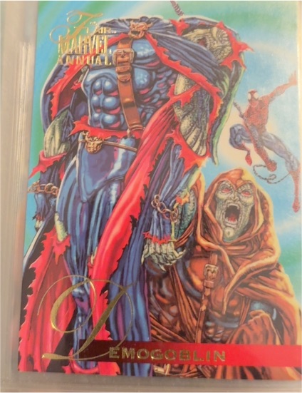 1995 Fleer Flair Marvel Annual #56 Demogoblin — front