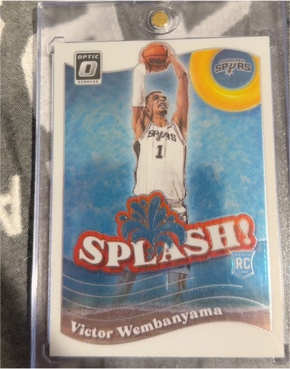 2023-24 Panini Donruss Optic #6 Victor Wembanyama Splash! — front