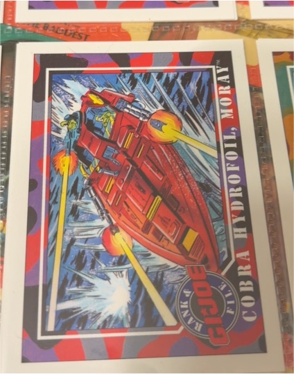 1991 Impel G.I. Joe #17 Cobra Hydrofoil, Moray — front