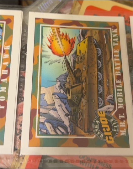 1991 Impel GI Joe #11 M.B.T. Mobile Battle Tank — front