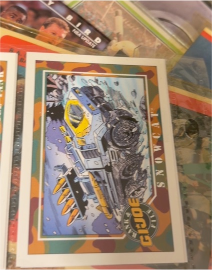 1991 Impel G.I. Joe #12 Snowcat — front