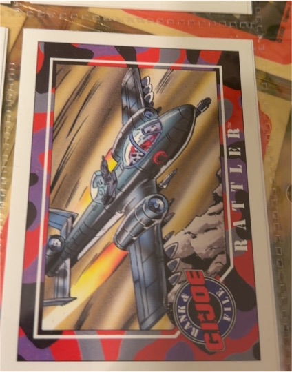1991 Impel G.I. Joe #15 Rattler — front