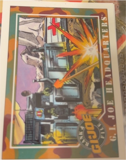 1991 Impel G.I. Joe #18 G.I. Joe Headquarters — front