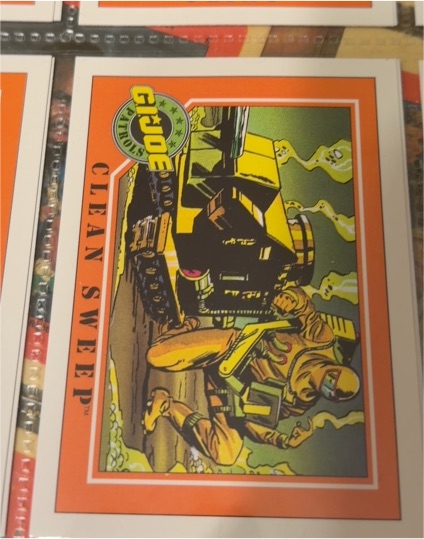 1991 Impel GI Joe #5 Clean Sweep — front