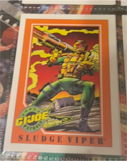 1991 Impel GI Joe Series 1 Trading Card #4 Sludge Viper — front