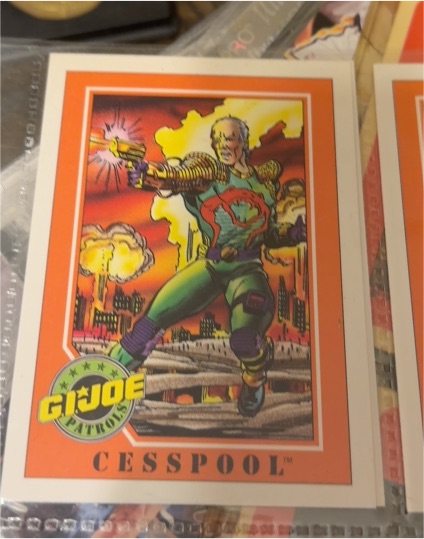 1991 Impel GI Joe #1 Cesspool — front