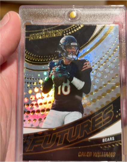2025 Panini Revolution #4 Caleb Williams Futures Insert — front