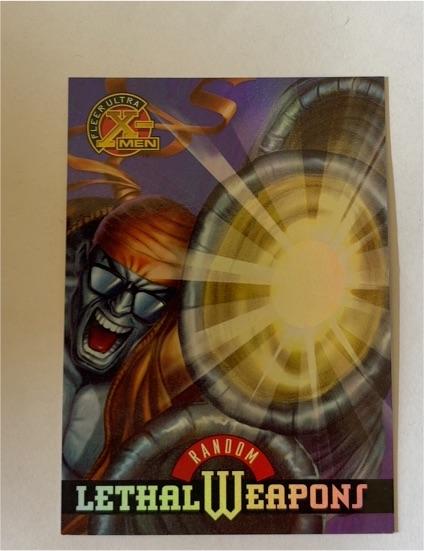1995 Fleer Ultra X-Men #8 Random Lethal Weapons — front