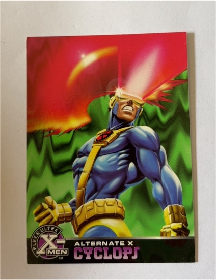 1995 Fleer Ultra X-Men Alternate X #7 Cyclops — front