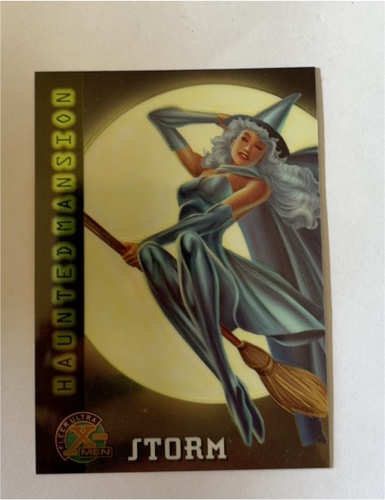 1995 Fleer Ultra Marvel X-Men All-Chromium Haunted Mansion #98 Storm — front