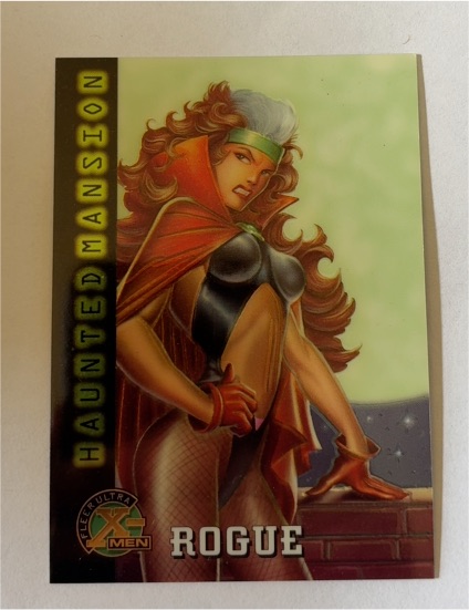 1995 Fleer Ultra X-Men Chrome #97 Rogue Haunted Mansion — front