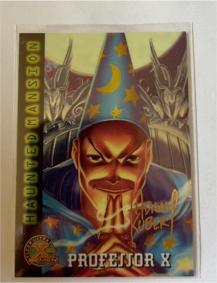 1995 Fleer Ultra X-Men Chromium Haunted Mansion #95 Professor X — front