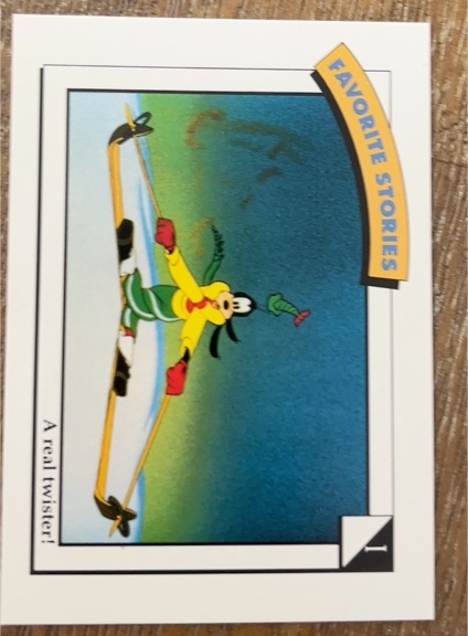 1991 Impel Disney Favorite Stories #93 The Art Of Skiing Goofy — front