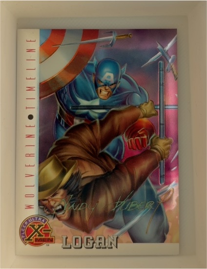 1995 Fleer Ultra X-Men Chromium #80 Logan — front