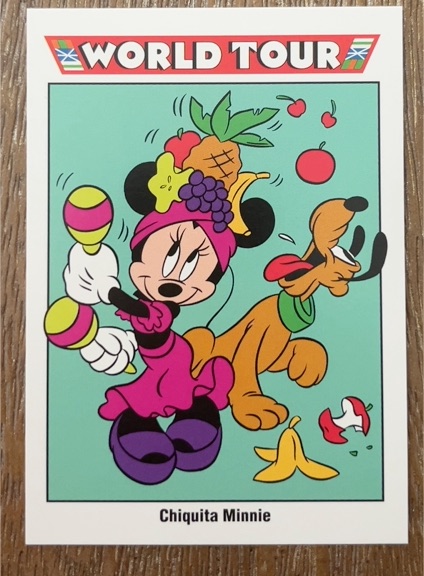 1991 Impel Disney Collector Cards WORLD TOUR #206 Chiquita Minnie — front