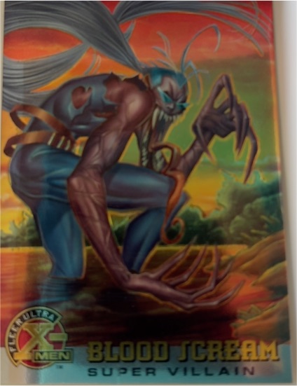 1995 Fleer Ultra X-Men All-Chromium #62 Blood Scream — front