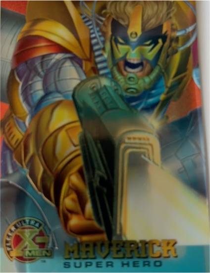 1995 Fleer Ultra X-Men All Chromium #56 Maverick — front
