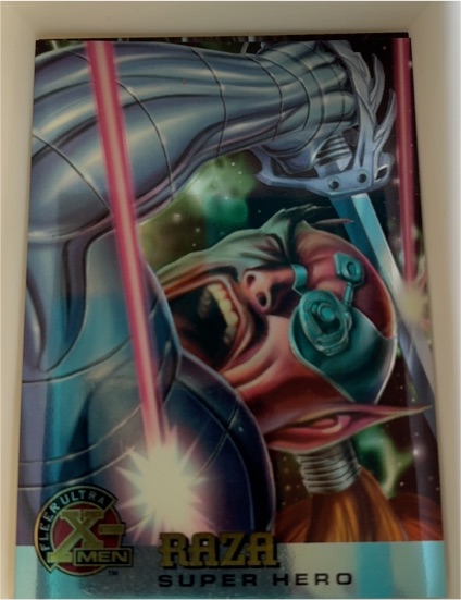 1995 Fleer Ultra X-Men Chromium #57 Raza — front