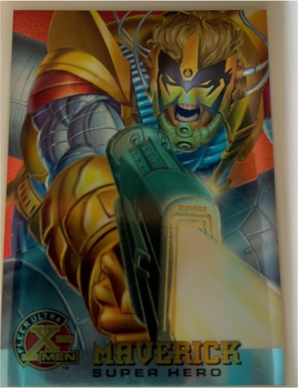 1995 Fleer Ultra X-Men Chromium #56 Maverick — front