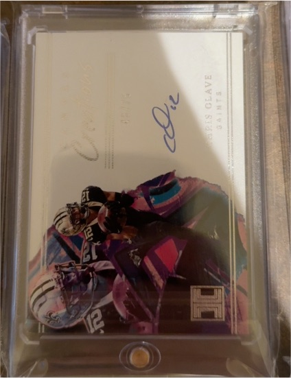 2023 Panini Impeccable #16 Chris Olave Canvas Creations — front
