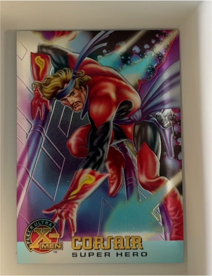 1995 Fleer Ultra Marvel Super Hero Chromium #50 Corsair — front