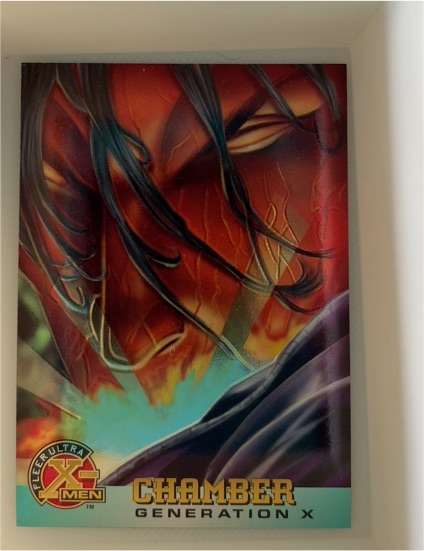 1995 Fleer Ultra X-Men Chromium #30 Chamber — front