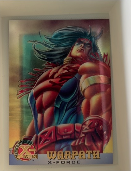 1995 Fleer Ultra X-Men Chromium #24 Warpath — front