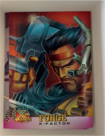 1995 Fleer Ultra X-Men Chromium #14 Forge — front