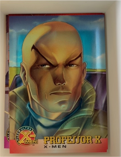 1995 Fleer Ultra X-Men Chromium #9 Professor X — front