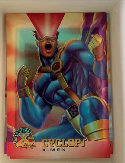 1995 Fleer Ultra X-Men Chromium #5 Cyclops — front