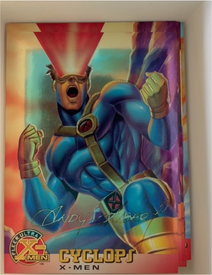 1995 Fleer Ultra X-Men Chromium #5 Cyclops — front