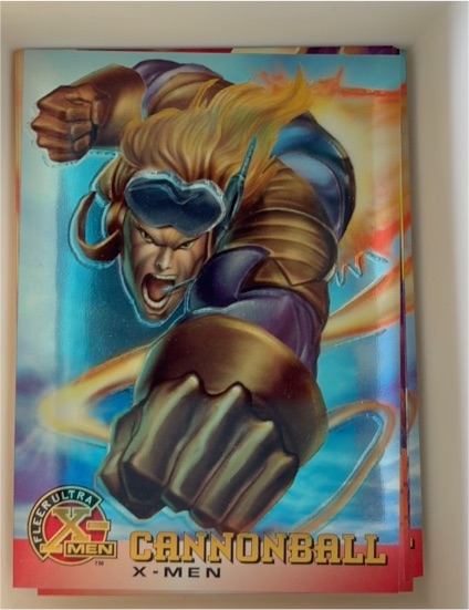 1995 Fleer Ultra X-Men Chromium #4 Cannonball — front