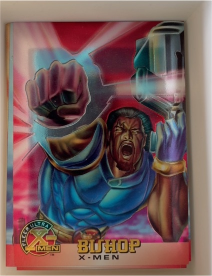 1995 Fleer Ultra X-Men Chromium #3 Bishop — front