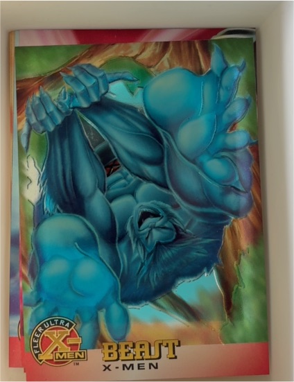 1995 Fleer Ultra X-Men Chromium #2 Beast — front