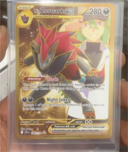 2022 Pokémon SV09 Journey Together #189 N's Zoroark ex — front