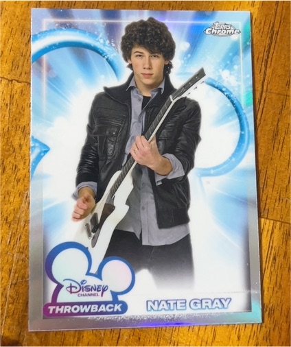 2026 Topps Chrome Disney Channel Throwback #DC-12 Nate Gray — front