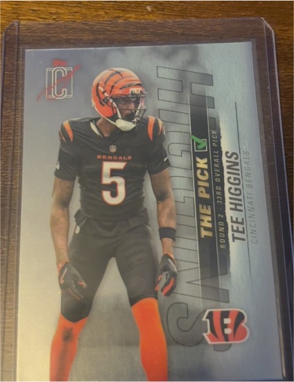 2025 Topps Signature Class The Pick #TP-7 Tee Higgins — front