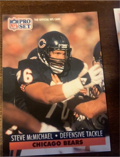 1991 Pro Set #457 Steve McMichael Chicago Bears — front