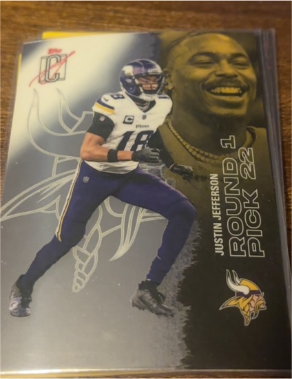 2025 Topps Signature Class #36 Justin Jefferson — front