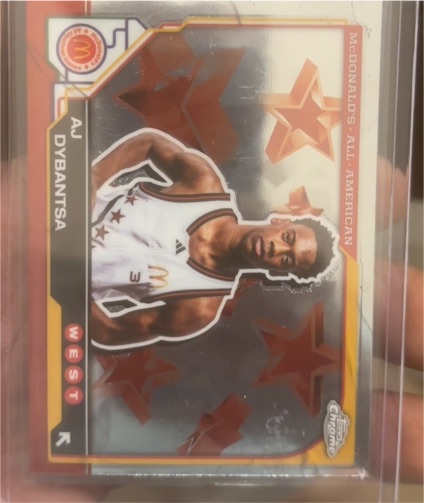 2025 Topps Chrome McDonald's All American #45 AJ Dybantsa — front