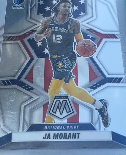 2021-22 Panini Mosaic Basketball National Pride #249 Ja Morant — front
