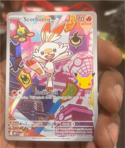 2026 Pokémon Mega Evolution Promo #053 Scorbunny — front