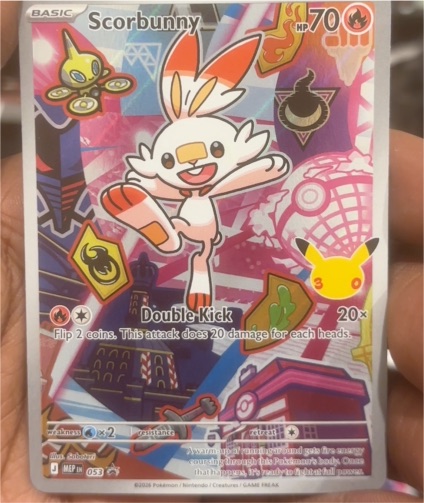 2026 Pokemon #053 Scorbunny ME: Mega Evolution Promo — front
