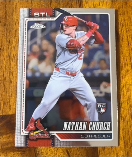 2026 Topps Chrome #192 Nathan Church — front