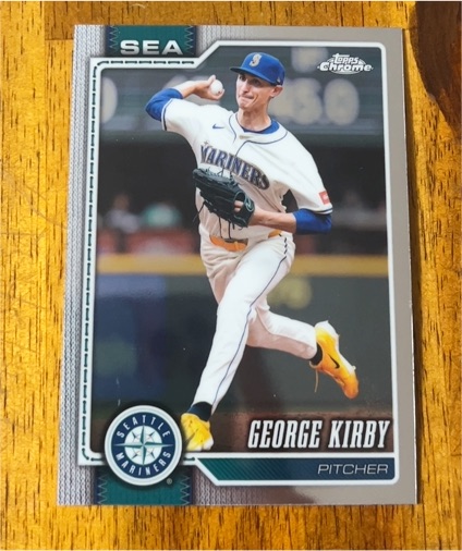 2026 Topps Chrome #216 George Kirby — front